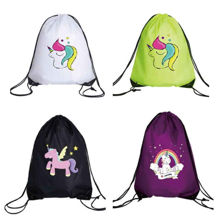 Custom Sports Drawstring Cinch Bag WaterProof Swimming Bag Beach Cinch Bag
