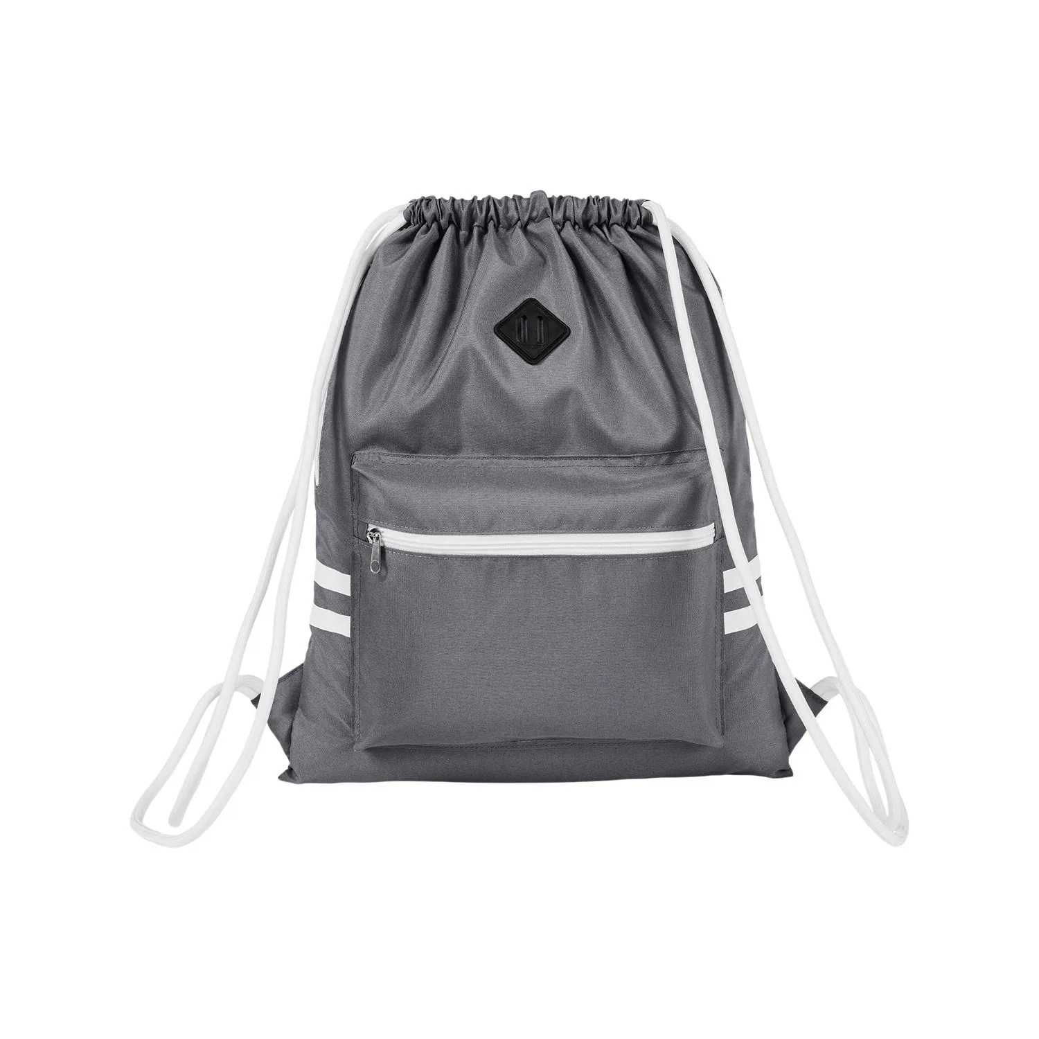 Drawstring Backpack Shopping Polyester Nylon Sports Backpack
