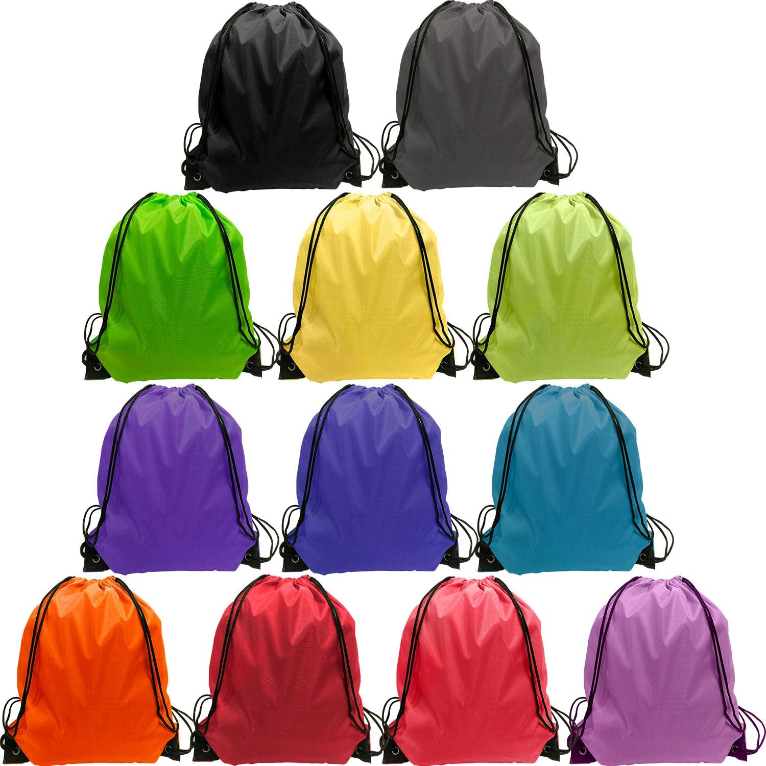 Drawstring Backpack Bag Sport Storage Polyester Cinch Gym Travel Promotional Sack Pack Sports, Gym, Travel, Swimming Beach