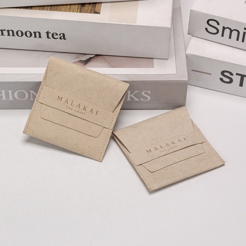 Oem Microfiber Jewellery Gift Jewelry Pouch With Logo Custom Small Jewelry Bag for Earrings