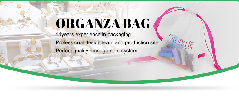 Custom Organza Bag Banner