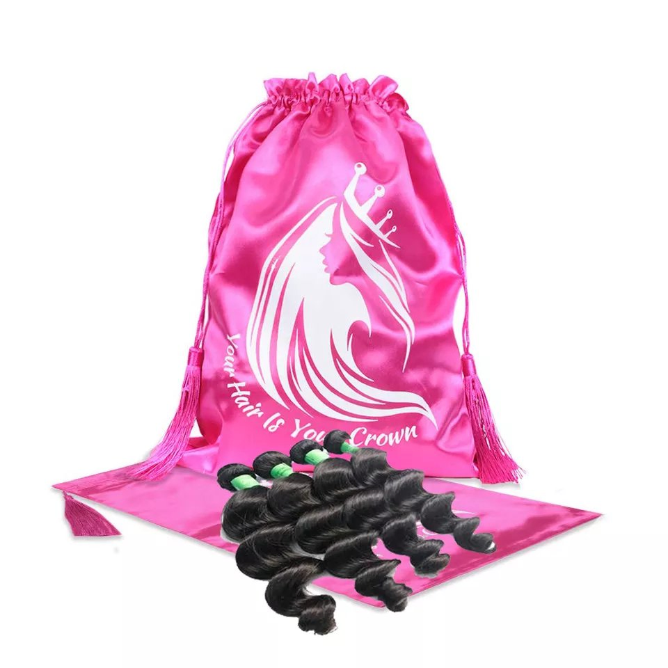 Custom Colorful Printing Silk Jewelry Pouch