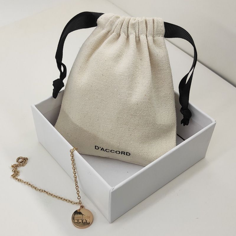 Christmas Drawstring Linen Bag Santa Claus Gift Small Cloth Bag Christmas Candy Jewelry Packaging Bag