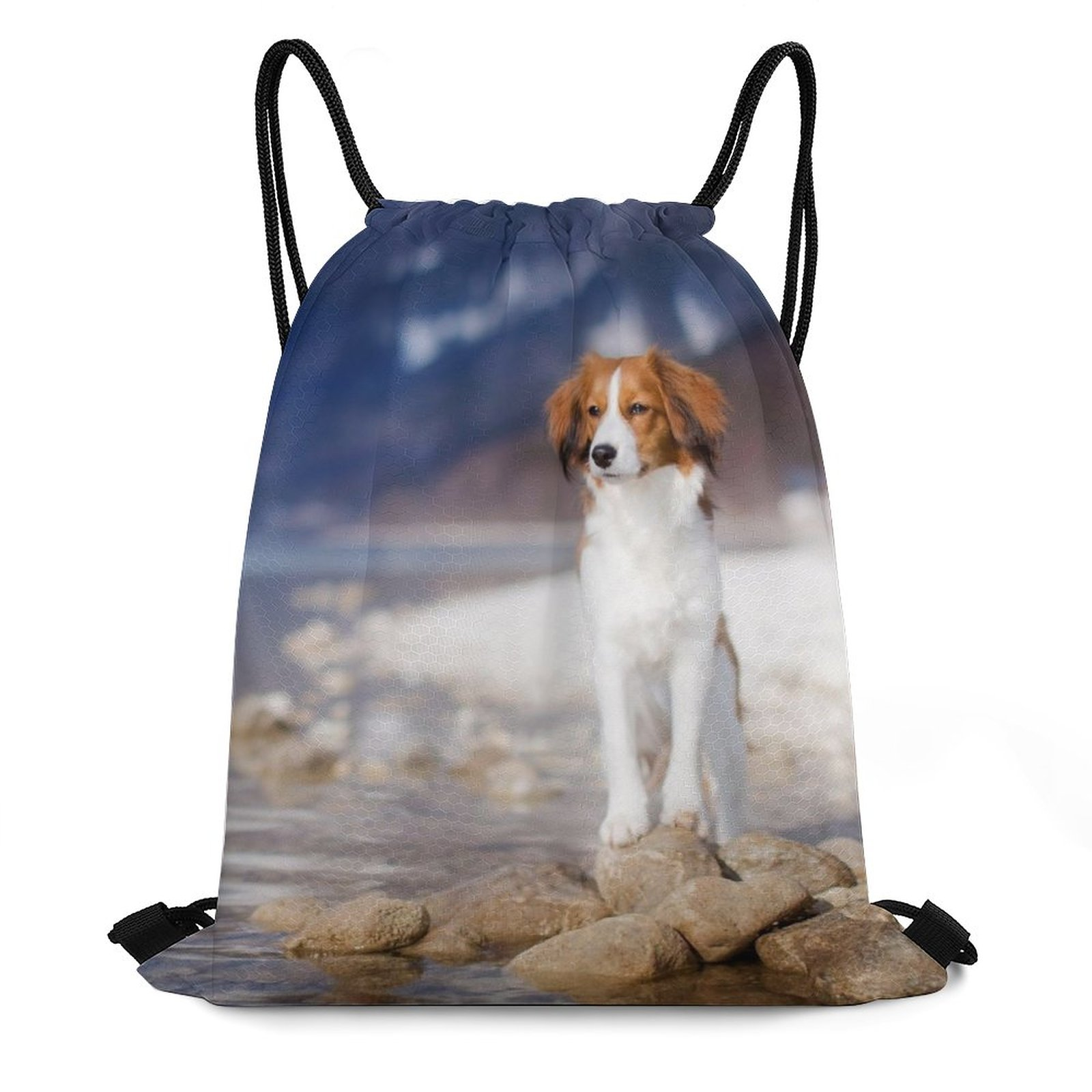 Lightweight polyester drawstring bag cinch bag