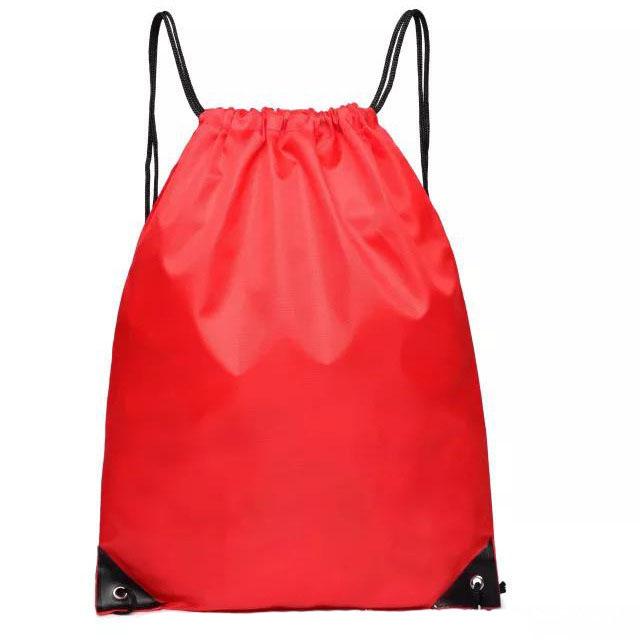 Drawstring Backpack Polyester Lightweight String Bags Sack Pack Cinch Tote Sport Storage Polyester Bag for Gym Traveling