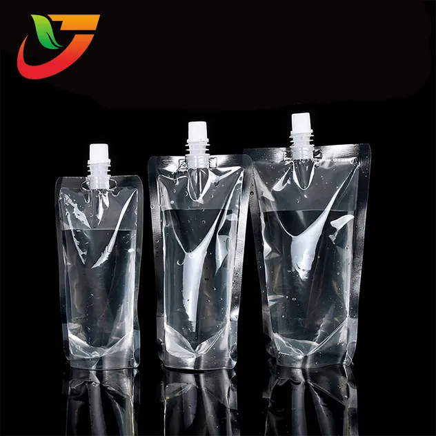 Straight spout pouch
