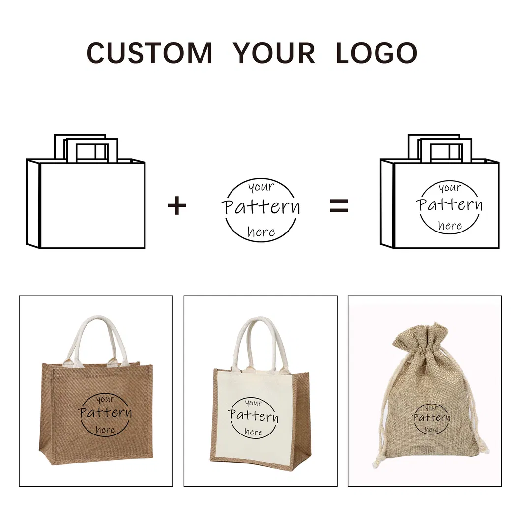 Jute Tote Bag Detail