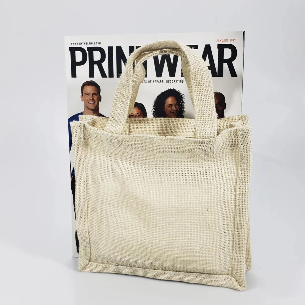 Small Burlap Party Favor Jute Gift Tote Bags