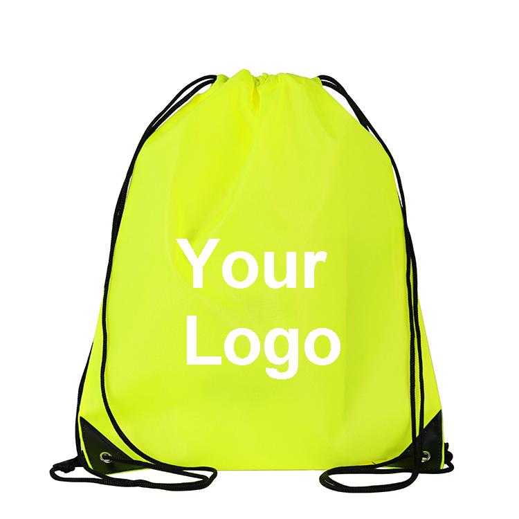 Wholesale Customized Promotional Polyester Nylon Drawstring Backpack
