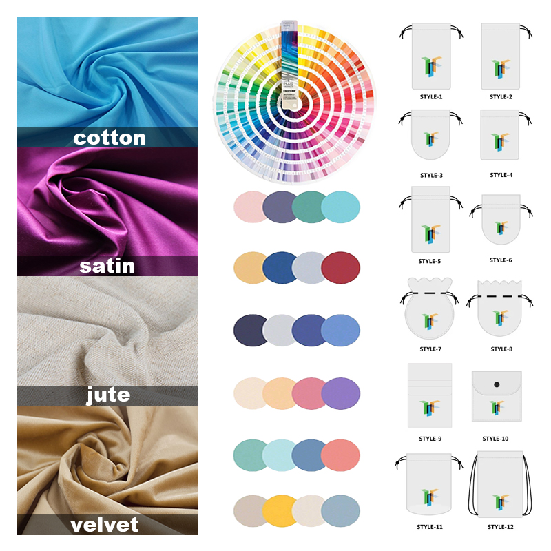 Solid Color Organza Drawstring Bags for Jewelry Accessories or Christmas Gift Packaging Wholesale Organza Packaging Bag