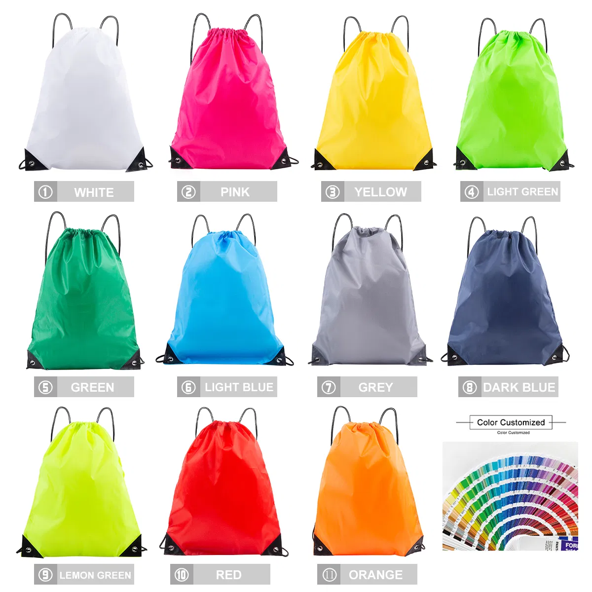 Factory Polyester Shopping Drawstring Bag