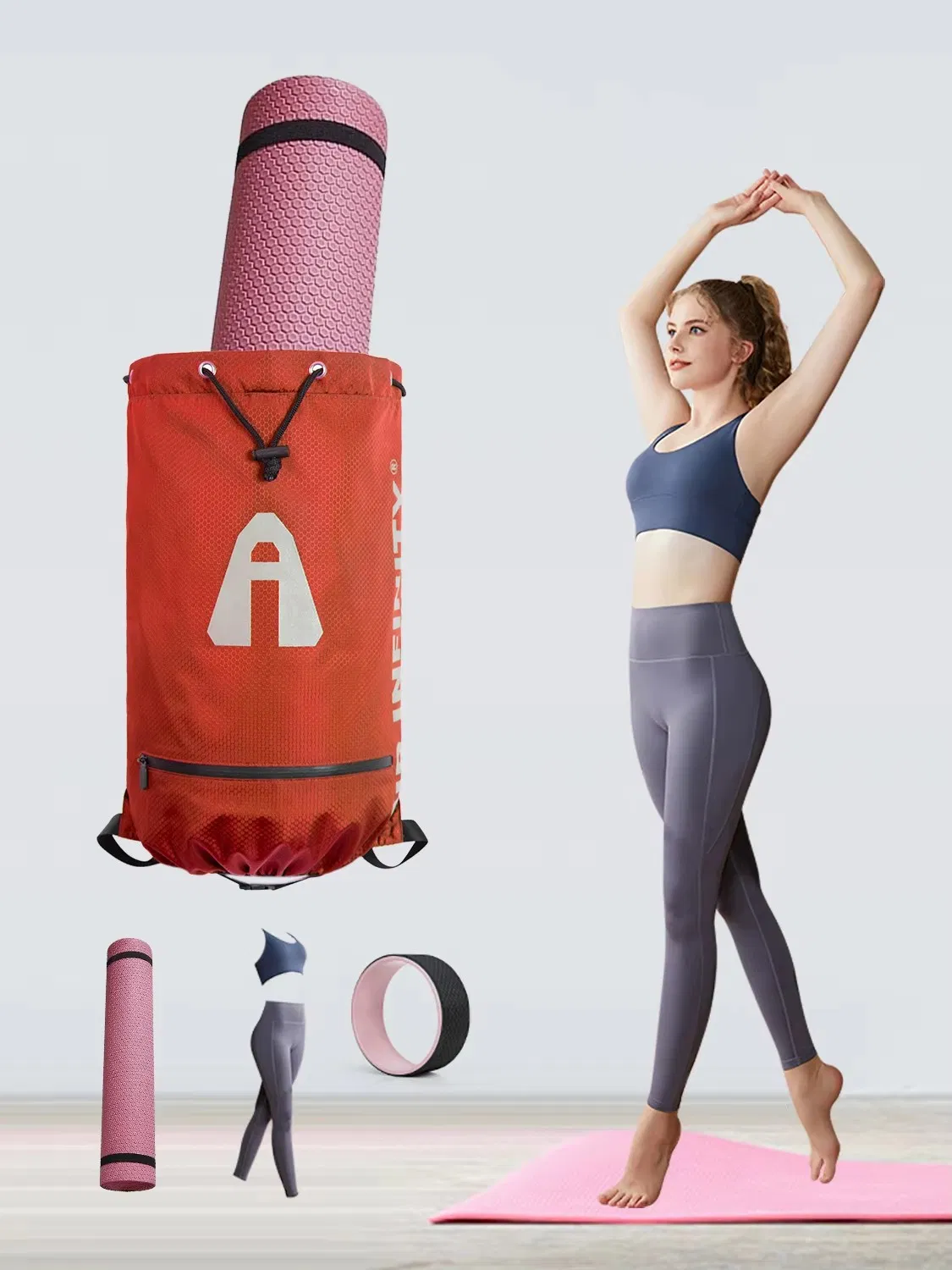 Nylon Sport Backpack Back Structure