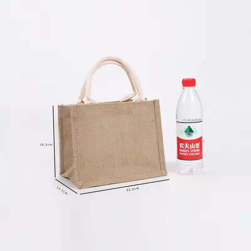 Wedding Jute Bag Burlap Tote Favor Gift Custom Printed Party Reusable
