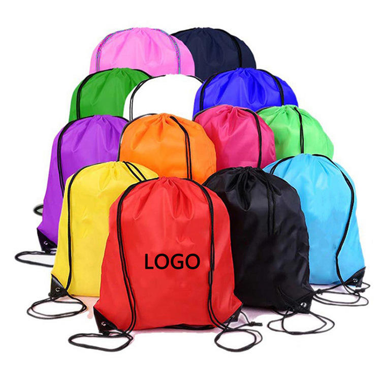 Wholesale Cheap Cotton Canvas Tote Bag Shoe Satin Drawstring Bag Custom Logo