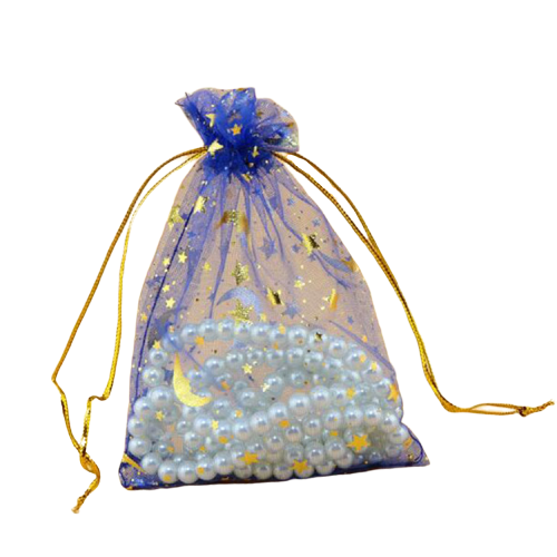Factory Supply Portable New Design Wholesale Custom Printed Organza Jewelry Gift Bag