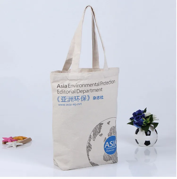 China Factory OEM Custom Design Printed Cotton Canvas Jute Tote Package Bag Shopper Bag Drawstring Package Bags