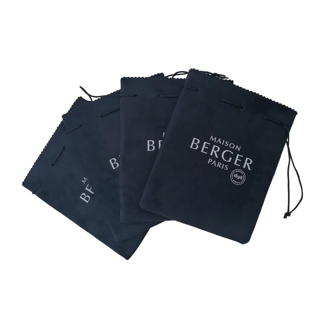 Sponge Composite Suede Velvet Shock Absorption Protection Drawstring Gift Packaging Pouch