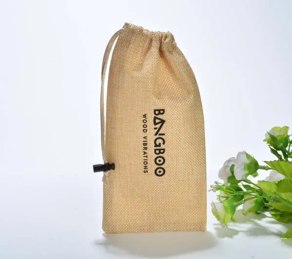Colored Jute Bag Drawstring Gift Beads Bags for Storage