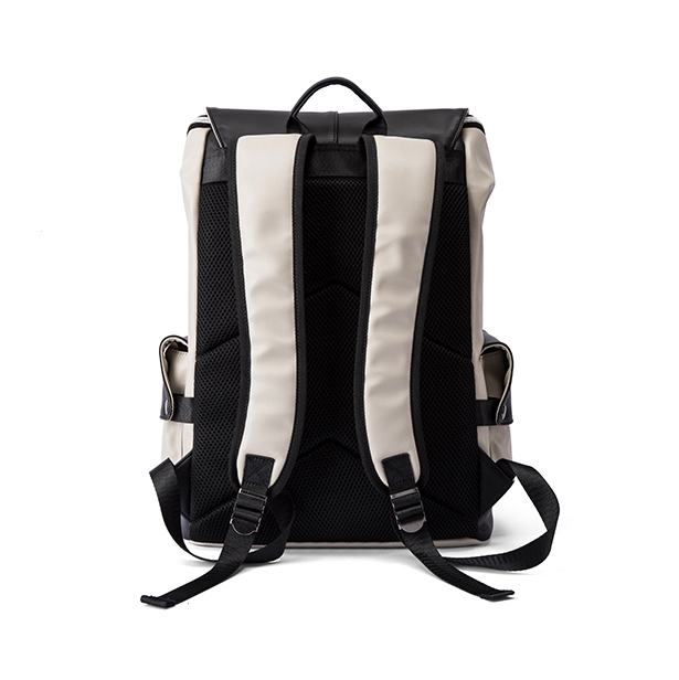 Drawstring Backpack Bag in PU Leather for Outdoor Activities