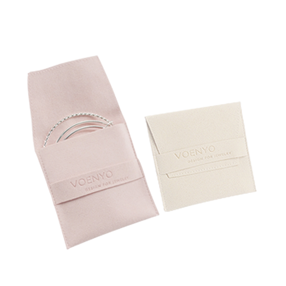Microfiber Suede Gift Package Flap Envelope Jewelry Pouches