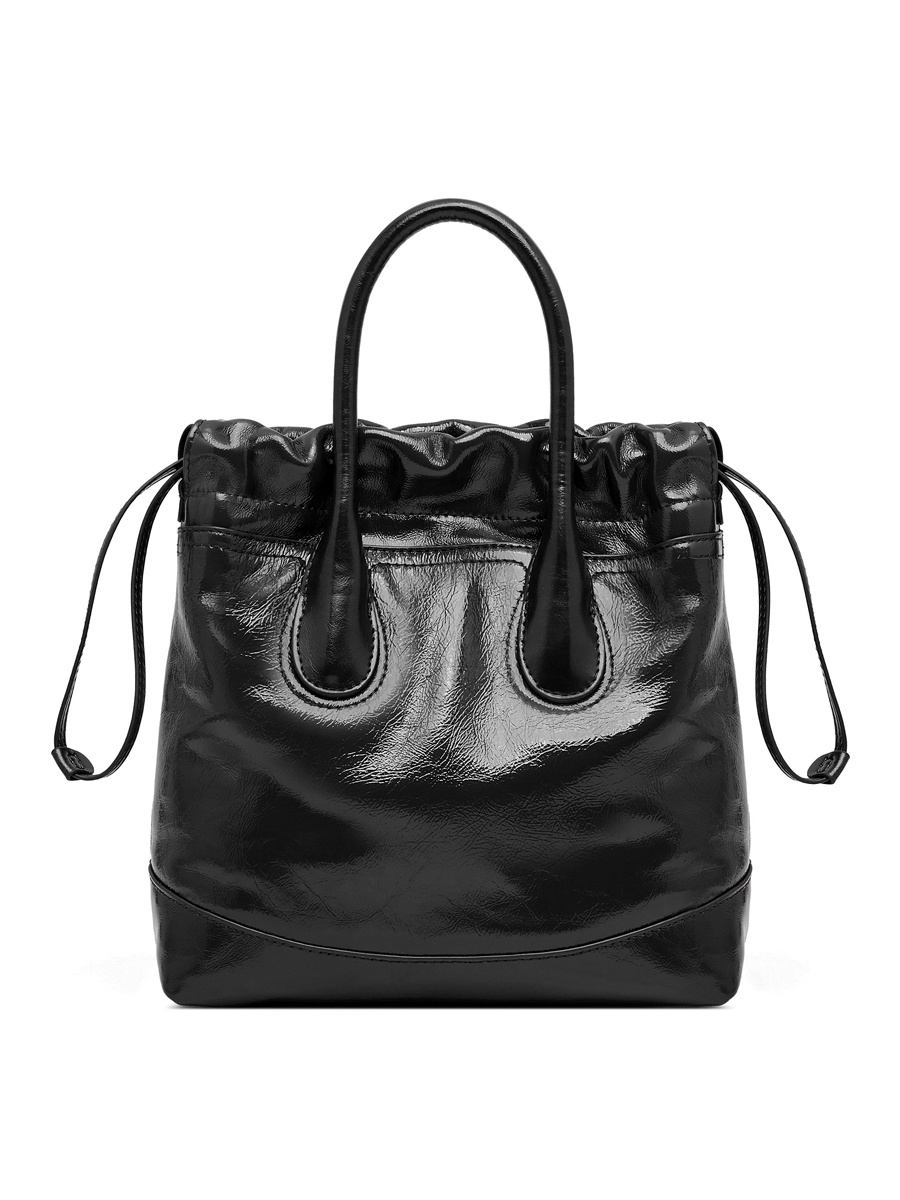 Jialing Niche Cowhide Vintage Drawstring Handbag Single Shoulder Crossbody Bucket Bag Custom Wholesale Contact Us for 5A Catalog