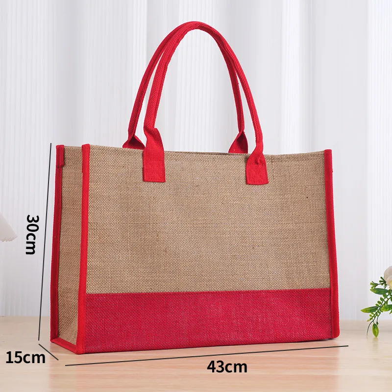 Custom Printed Burlap Decorative Bags
