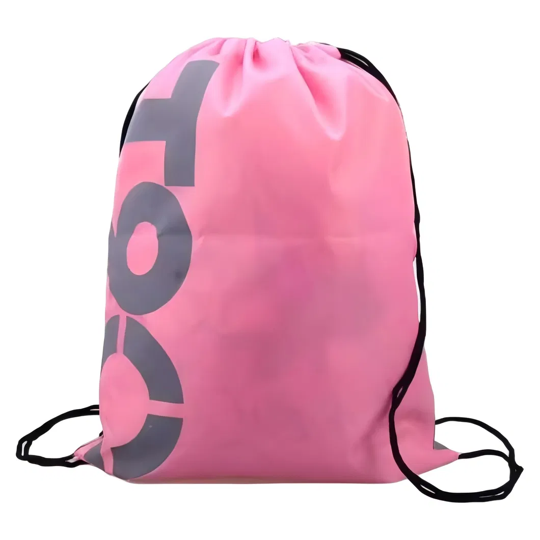 Lightweight Waterproof Nylon Mesh Drawstring Backpack for Swimming
