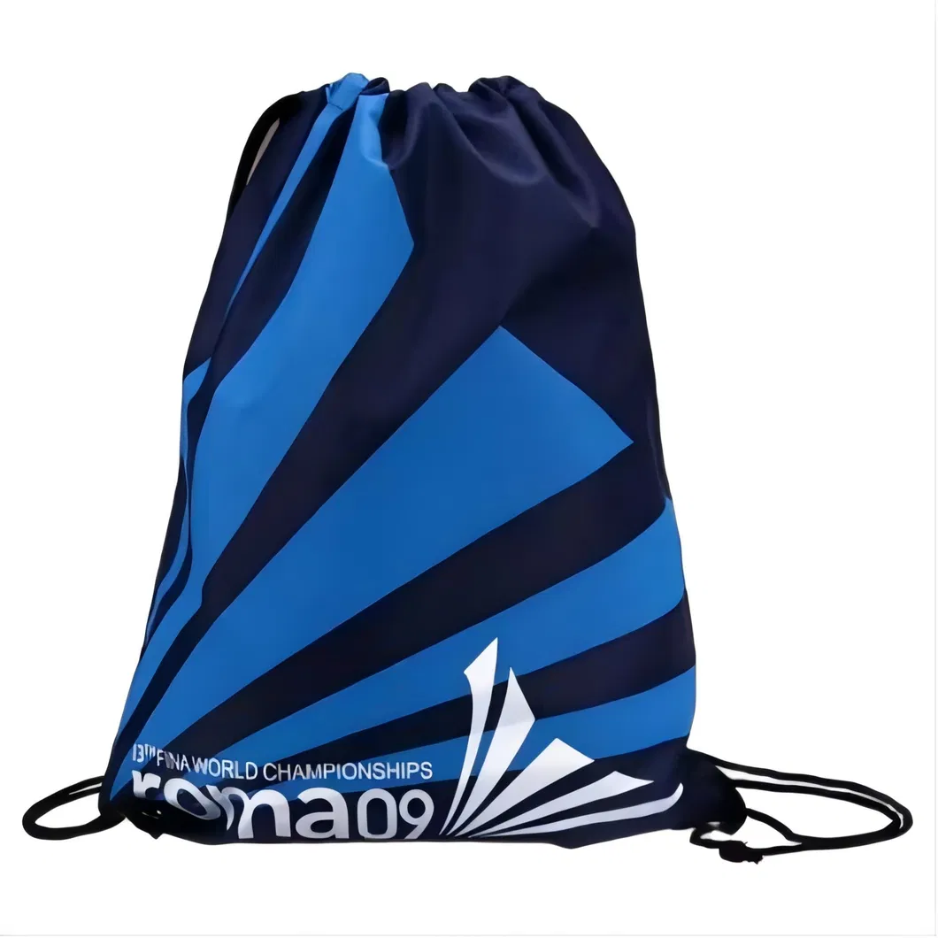 Lightweight Waterproof Nylon Mesh Drawstring Backpack for Swimming