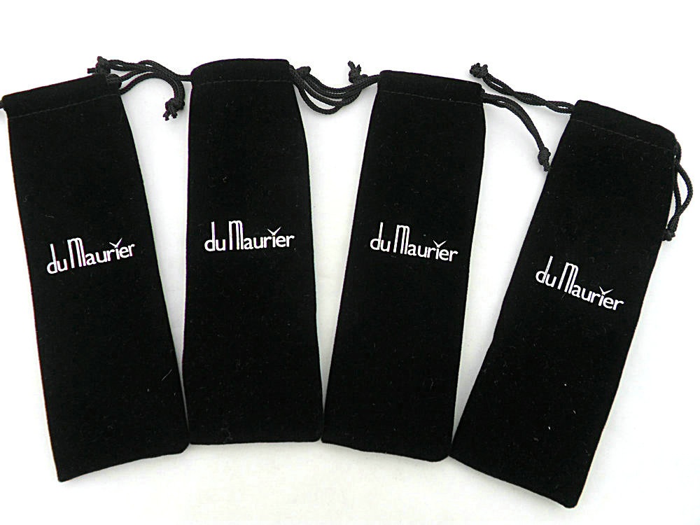 Custom The Suede Drawstring Pen Pouch