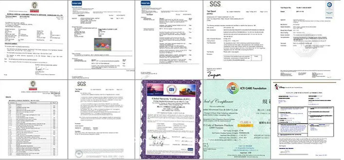 Test Report & Certificate