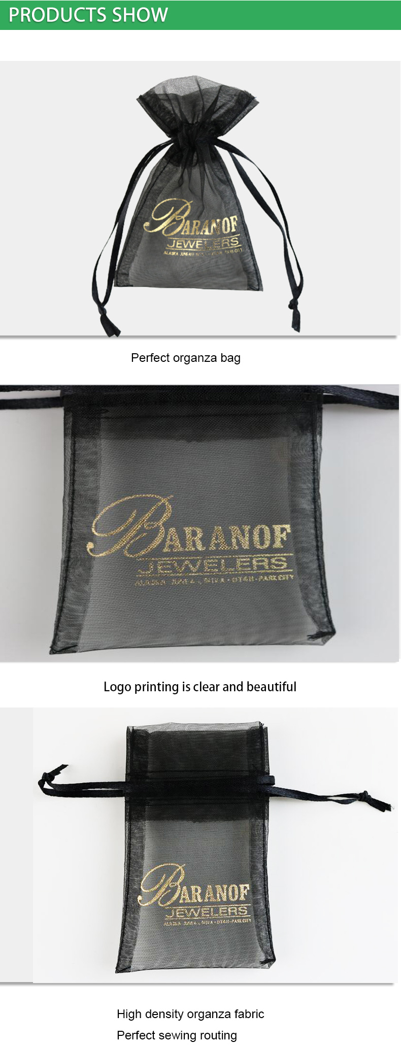 Organza Bag Detail 1