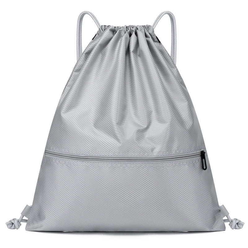 Polyester drawstring bag detail