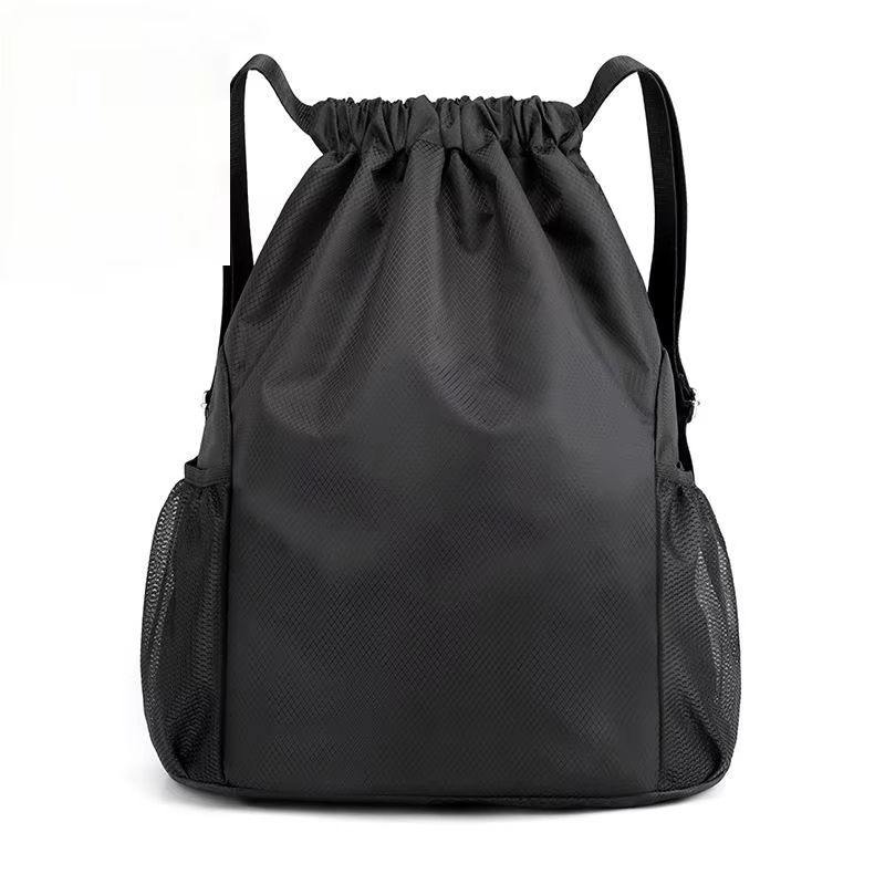 Eco-Friendly RPET Nylon Oxford Ripstop Fabric Drawstring Backpack