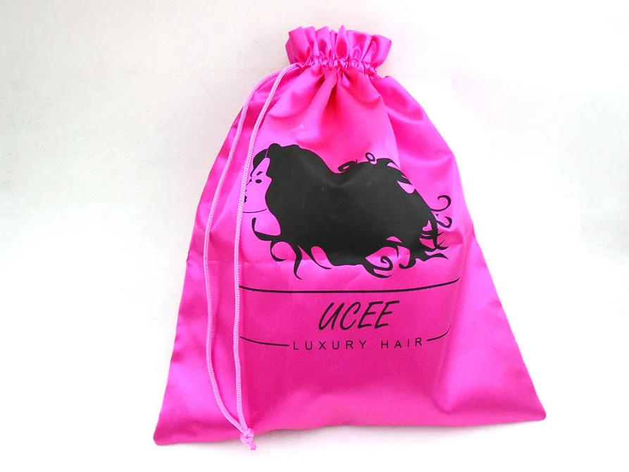 Custom Colorful Printing Silk Jewelry Pouch