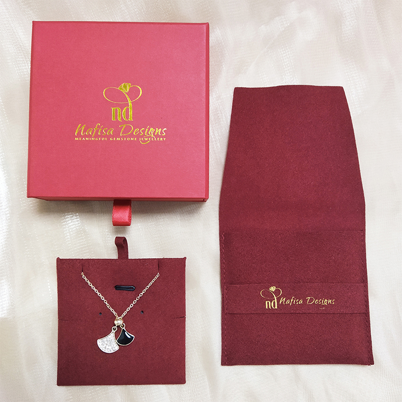 Custom Logo White Microfiber Jewelry Packaging Bag Jewelry Gift Pouch