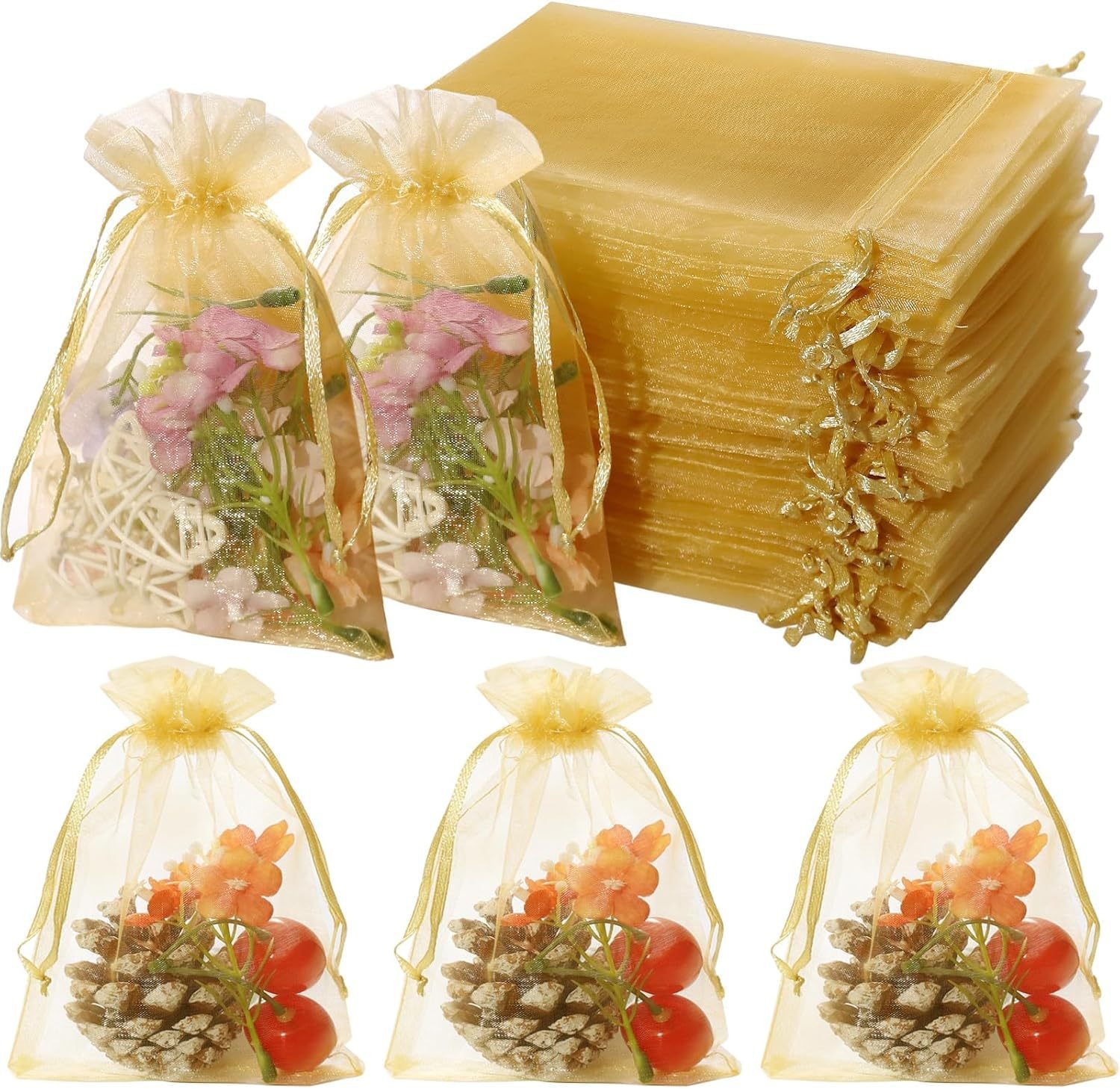 Pure Color Organza Gauze Bag