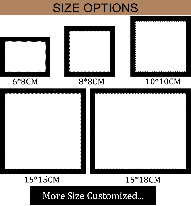 Logo Printing Craftsmanship on Suede Cloth