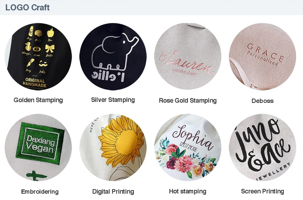 Custom Logo Printed Small Jewelry Velvet Bags Suede Drawstrings Pouch