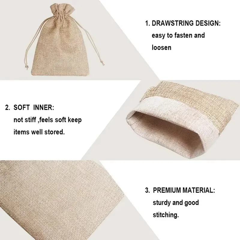 Drawstring Jute Bags