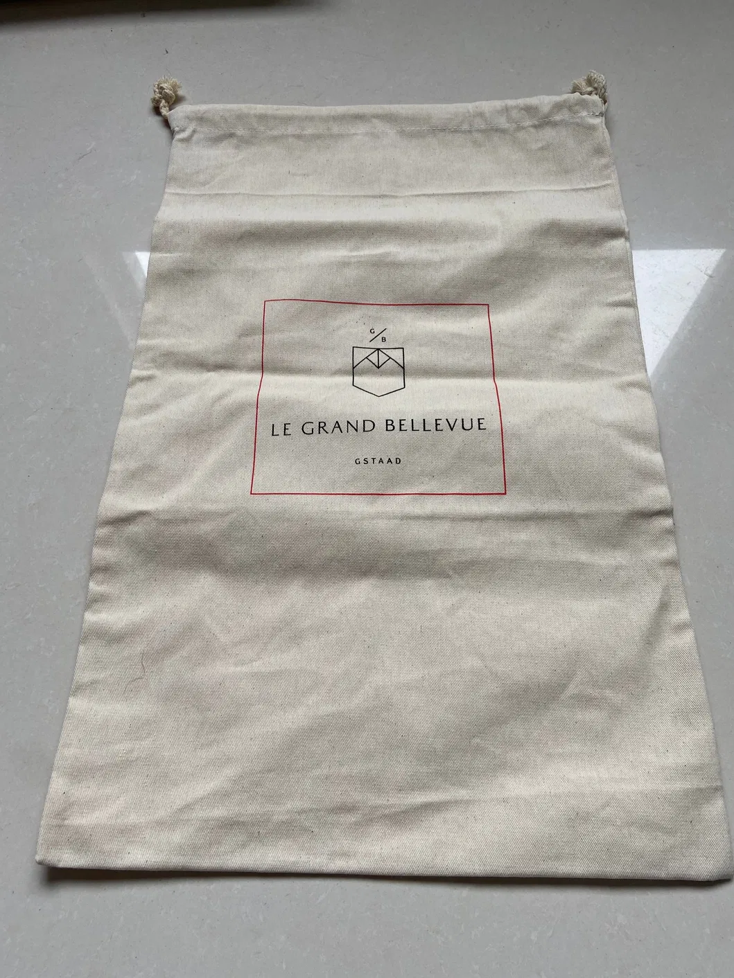 5 Star Hotel Linen Drawstring Laundry Wash Bag