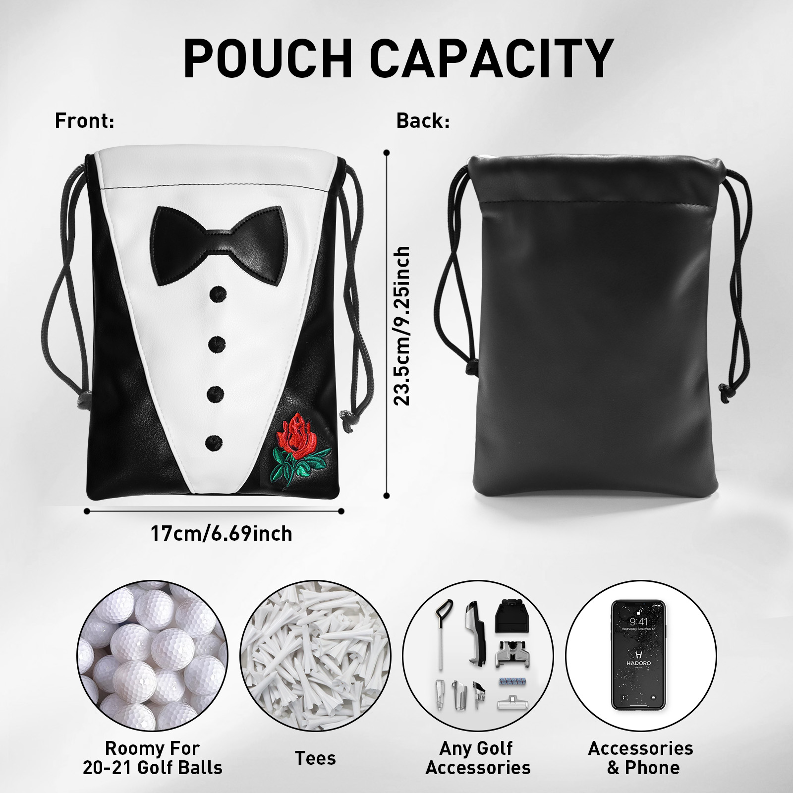 Golf Pouch Bag Detail 6