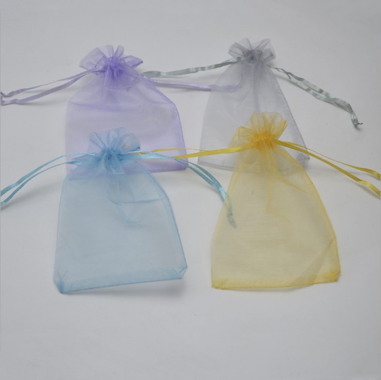 Cheap Custom Printed Organza Tea Bag/organza Pouch
