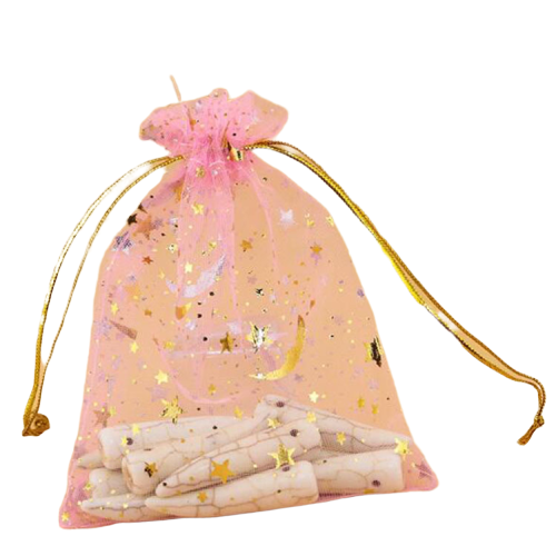 Factory Supply Portable New Design Wholesale Custom Printed Organza Jewelry Gift Bag