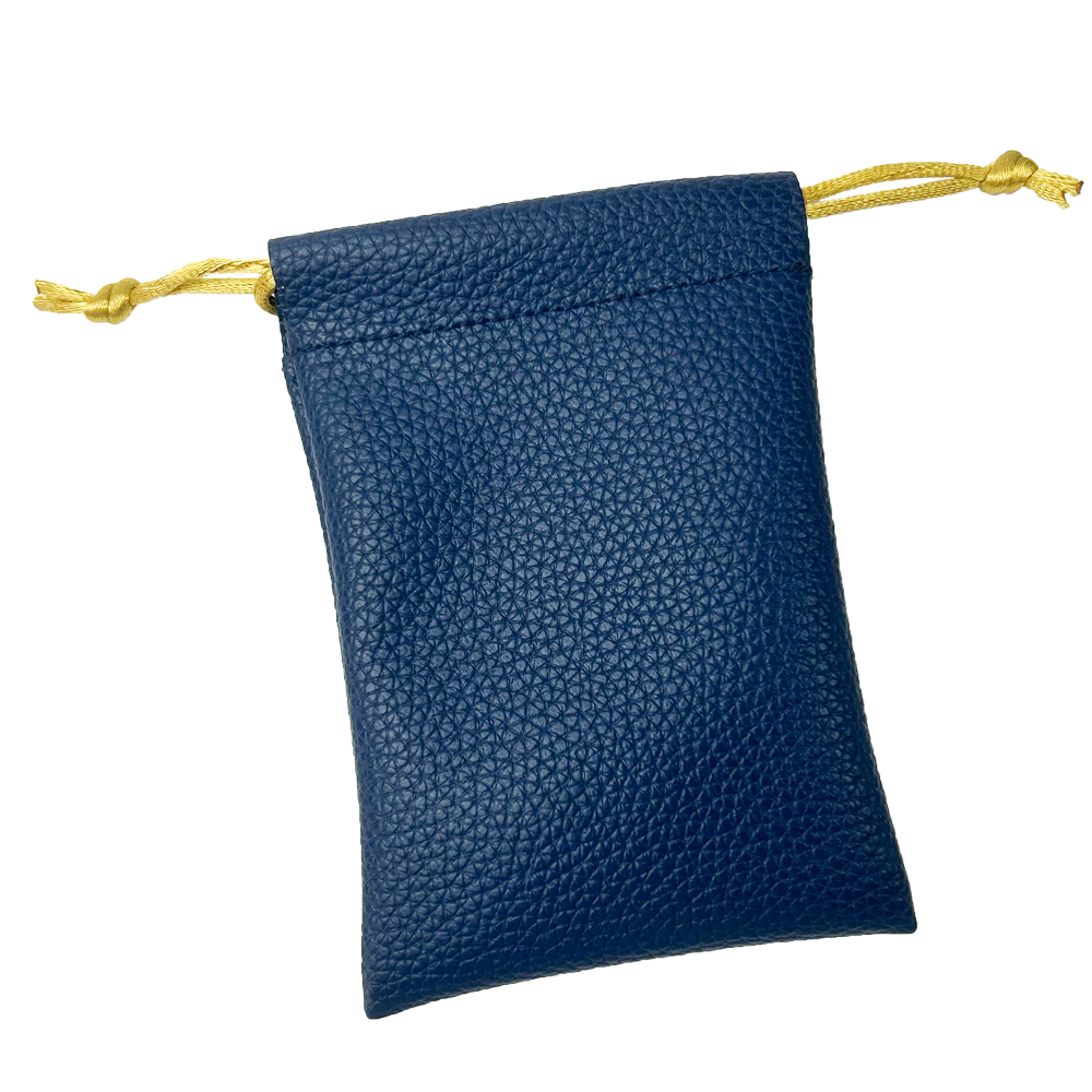 Drawstring Leather Bag Interior