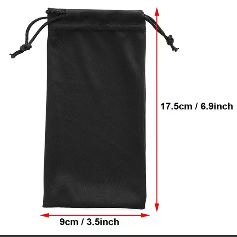 Custom Logo Wholesale Microfiber Eyewear Drawstring Bags High Quality Sunglasses Pouch Packaging Bag Cloth Eyewear Eyeglasses Pouch