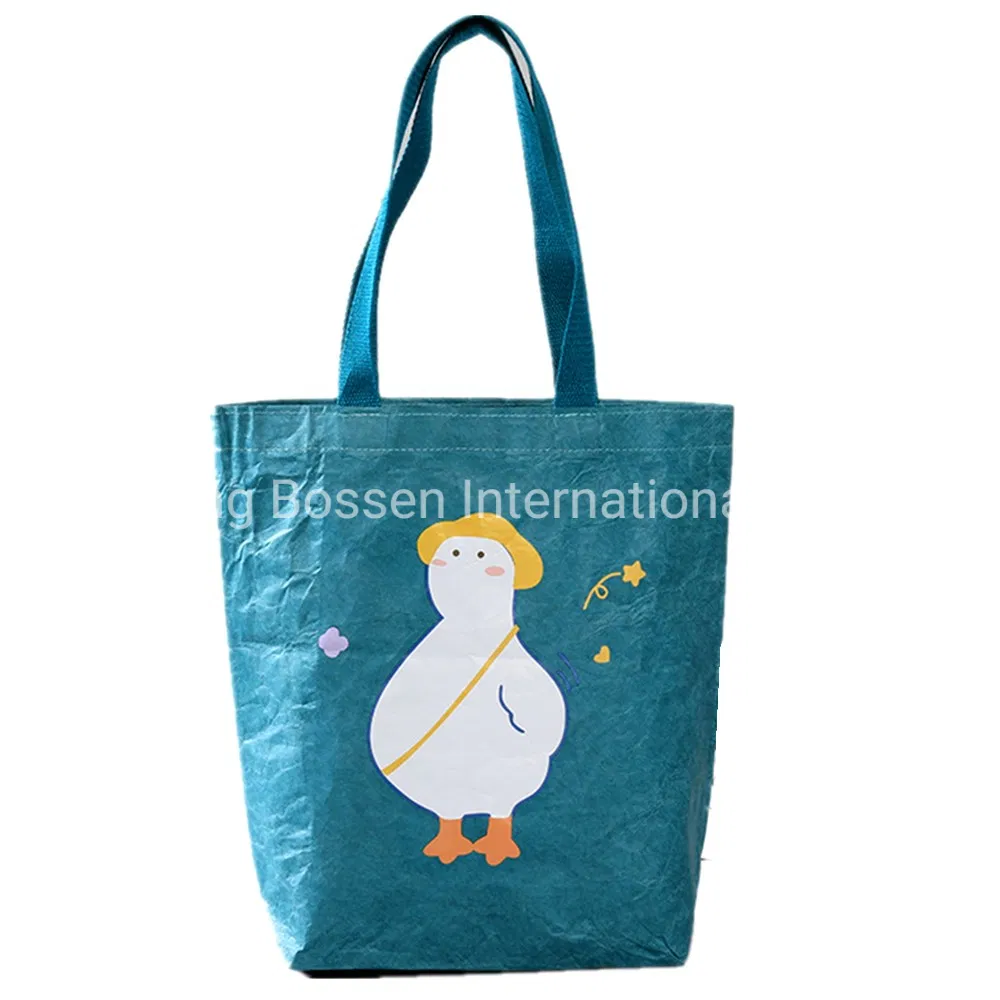 Colorful Printed Canvas Bag Display