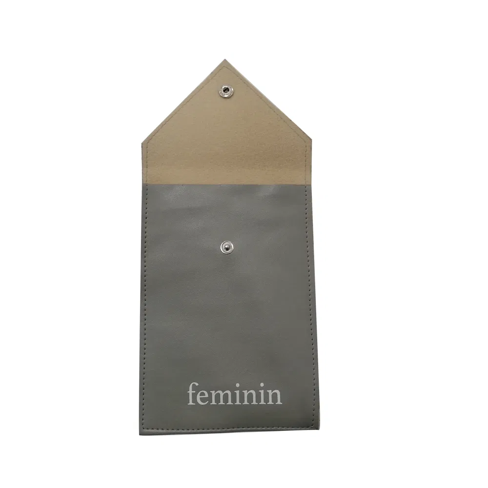 Different Colors Silk Screen Printing PU Pouch for Jewelry