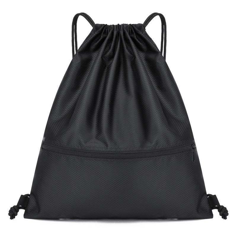 Polyester drawstring bag detail