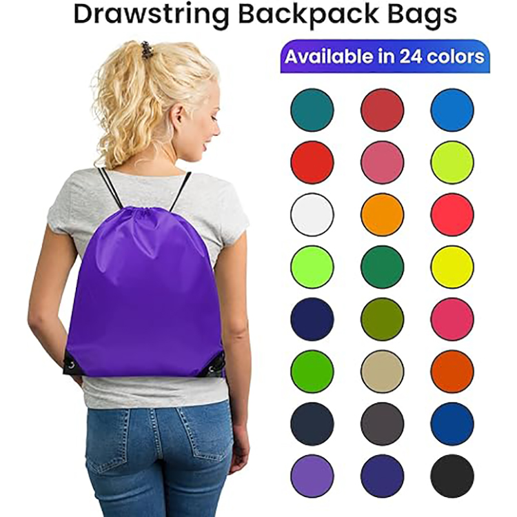 Drawstring Backpack Details 2