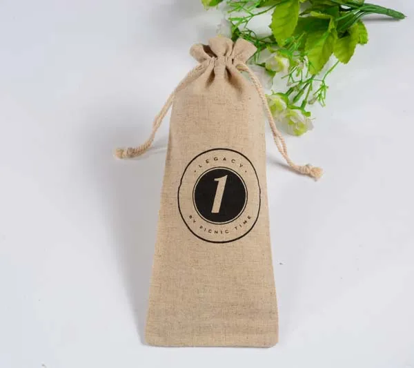 Colored Jute Bag Drawstring Gift Beads Bags for Storage